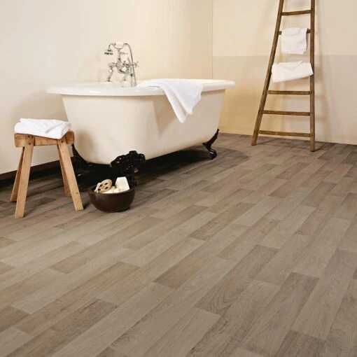 IVC Trinity Brown Residential Vinyl Sheet, Sold By 13.2 Ft. Wide X Custom Length -Flooring Shop