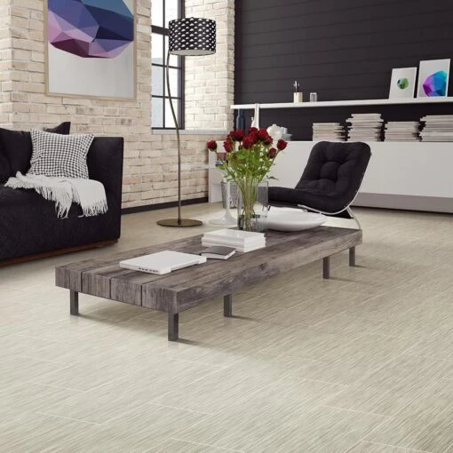 Congoleum AirStep Plus Linea 12-ft W Cut-to-Length Frost Line Stone Look Low-Gloss Finish Sheet Vinyl -Flooring Shop