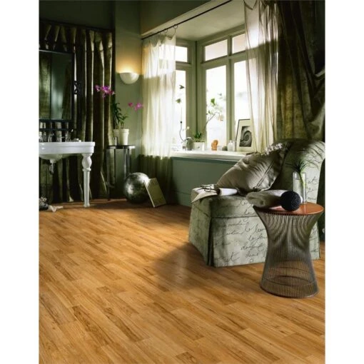 Armstrong Flooring Pickwick Landing II 12-ft W Cut-to-Length Upcountry Hickory Natural Wood Look Low-Gloss Finish Sheet Vinyl -Flooring Shop