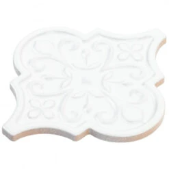 Bond Tile Roma Florid White 6.25 In. X 7.25 In. Ceramic Arabesque Wall Tile (30 Pieces 4.84 Sq. Ft. / Box) -Flooring Shop 0aa611d7 e1ce 48ec 9a16 8c1083767483.9ceb4e789e0c4c66f551d008fb1171ec 1800x1800