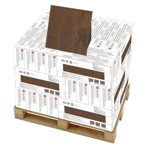 Daltile Glenwood Cherry 7 In. X 20 In. Ceramic Floor And Wall Tile (392.04 Sq. Ft. / Pallet) -Flooring Shop