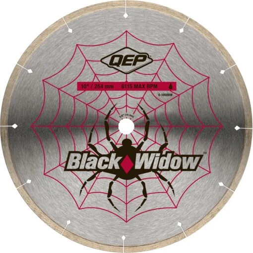 QEP 7 In. Black Widow Micro-Segmented Diamond Blade For Porcelain And Ceramic Tile -Flooring Shop