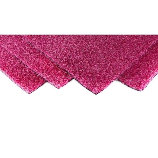 GREENLINE Pink Blend 12 Ft. Wide X Cut To Length Artificial Grass -Flooring Shop