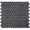 Merola Tile Hudson Penny Round Matte Black 12 In. X 12-5/8 In. X 5 Mm Porcelain Mosaic Tile (10.74 Sq. Ft. / Case) -Flooring Shop 1058927ede32d47734bf10392590a97e 1800x1800