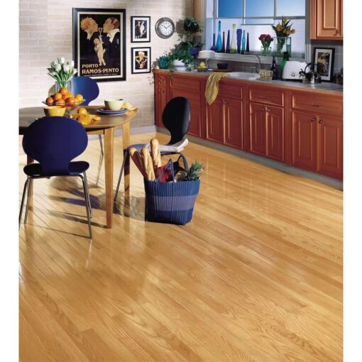 Bruce American Originals Natural Red Oak 3/4 In. T X 3-1/4 In. W X Varying L Solid Hardwood Flooring (22 Sq. Ft. /case) -Flooring Shop