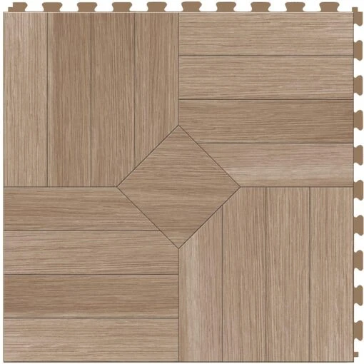 Perfection Floor Tile Bordeaux Wood Collection Bordeaux Maple/Satin 20-in X 20-in Water Resistant Interlocking Luxury Flooring (16.7-sq Ft) -Flooring Shop 14117470 f454efbf e17e 4409 b808