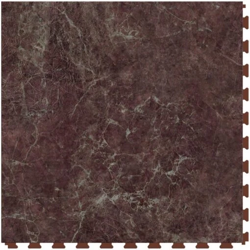 Perfection Floor Tile Gemstone Collection Gray Marble/Satin 20-in X 20-in Water Resistant Interlocking Luxury Flooring (16.7-sq Ft) -Flooring Shop