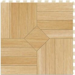 Perfection Floor Tile Bordeaux Wood Collection Bordeaux Maple/Satin 20-in X 20-in Water Resistant Interlocking Luxury Flooring (16.7-sq Ft) -Flooring Shop 14125267 4f501b32 225a 42ce a6fe 5be8f1056cda 1800x1800