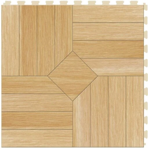 Perfection Floor Tile Bordeaux Wood Collection Bordeaux Maple/Satin 20-in X 20-in Water Resistant Interlocking Luxury Flooring (16.7-sq Ft) -Flooring Shop 14125267 4f501b32 225a 42ce a6fe