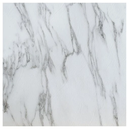 Achim Nexus Bianco Marble 12-in X 12-in Peel And Stick Vinyl Tile Flooring (20-sq Ft) -Flooring Shop