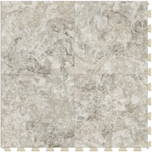 Perfection Floor Tile Breccia Collection Breccia Machiato/Satin 20-in X 20-in Water Resistant Interlocking Luxury Flooring (16.7-sq Ft) -Flooring Shop 14864210 8c072a2c 54f9 48a5 a7e2