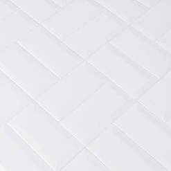 MSI Beveled 3 In. X 6 In. Glossy Ceramic White Subway Tile (1 Sq. Ft. / Case) -Flooring Shop 17384c5acf8c71bab5fa709560c173c2 1800x1800