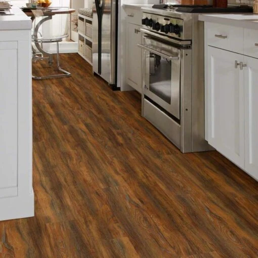 Shaw Newcastle 8-Piece 7-in X 48.03-in Steeple Oak Luxury Vinyl Plank Flooring -Flooring Shop