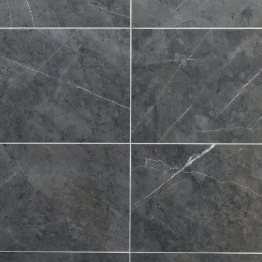 Bond Tile Elegant Amani Gray 12 In. X 24 In. Matte Marble Look Porcelain Floor And Wall Tile (6 Pieces 11.62 Sq. Ft. / Case) -Flooring Shop 1ab6a285 1570 48e6 99b1