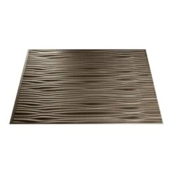 Fasade Easy Installation Waves Argent Bronze Backsplash Panel For Kitchen And Bathrooms (6" X 6" Sample) -Flooring Shop 249ba23d 3937 4e21 8514 0327948a4d69 1.e48d23a73cb8e929add6485ba0bf1895 1800x1800