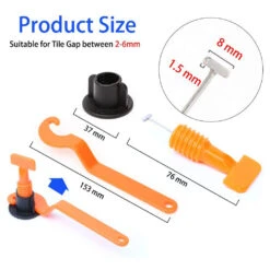 Bouanq 50Pcs Useful Reusable Tile Leveling Positioning System Leveler T-lock Floor Tool -Flooring Shop 27de13d0 8c22 45f4 8dd0 871998dab99b.4f2de5c068fbbaf6831d2125efc01506 1800x1800