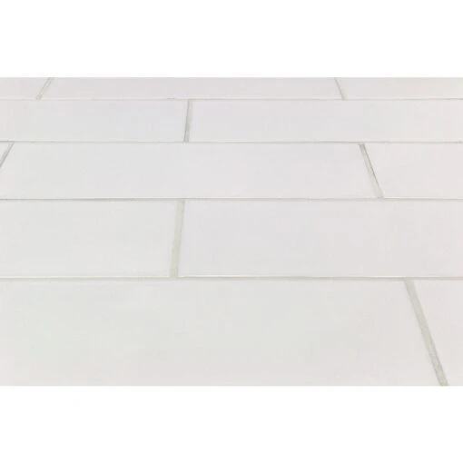 Ivy Hill Tile Essential White 4 In. X 12 In. X 6mm Polished Ceramic Subway Wall Tile (9.68 Sq. Ft./case) -Flooring Shop