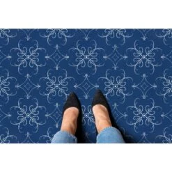 ACHIM Retro Navy Pearl 12 In. X 12 In. Self-Adhesive Vinyl Floor Tile (20 Tiles/20 Sq. Ft.) -Flooring Shop 2a3d03a5b5fc2956322387636330234c 1800x1800