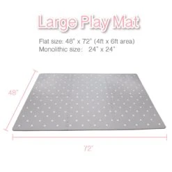 Baby Play Mat With Fence - Extra Large (4FT X 6FT), Non Toxic Foam Puzzle Floor Mat For Kids Toddler -Flooring Shop 2a4df3f5 d92f 4c68 a2cd 628e14bfa572 1.fd09f3ef8b9cb478798364f2d4423e8d 1800x1800