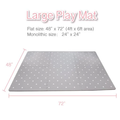 Baby Play Mat With Fence - Extra Large (4FT X 6FT), Non Toxic Foam Puzzle Floor Mat For Kids Toddler -Flooring Shop 2a4df3f5 d92f 4c68 a2cd