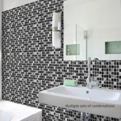 UKAP 10Pcs Mosaic Pattern Waterproof Wall Tile Stickers Peel And Stick Tile Kitchen Backsplash Wallpaper Sticker 15x15cm/20x20cm -Flooring Shop 2c2257c9 373a 4414 af1c dc5f8c653cf5 1.c11852c9a1dcc55ee3bd29486ed20099 1800x1800