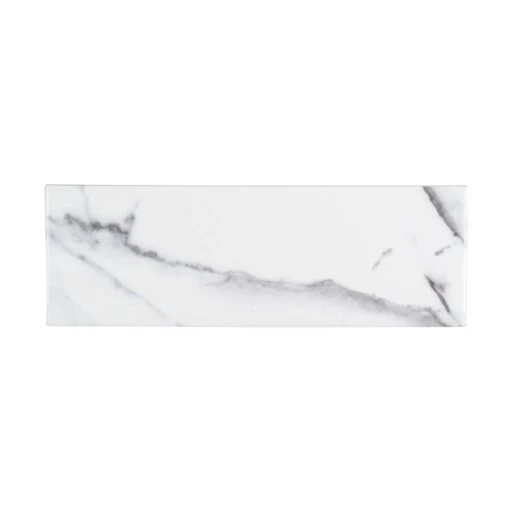 Jeffrey Court Carrara Inkjet White 8 In. X 12 In. Matte Ceramic Wall Tile (12 Sq. Ft. / Case) -Flooring Shop