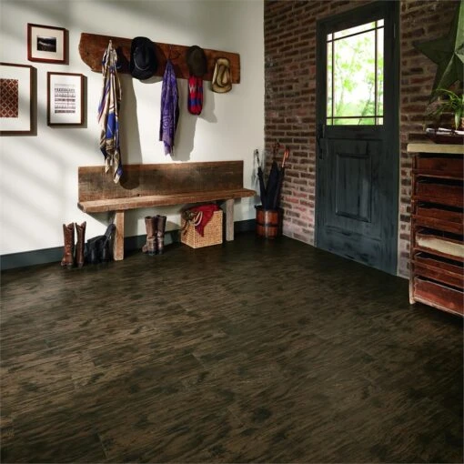 Armstrong American Home Tavern Brown 6 In. X 36 In. Glue Down Vinyl Plank (35.95 Sq. Ft. / Carton) -Flooring Shop