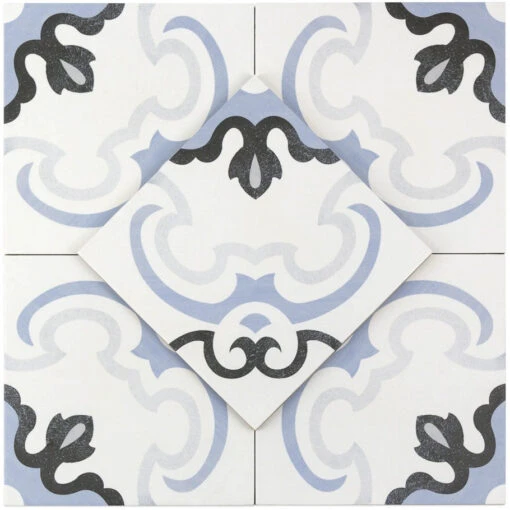 Met Beige Encaustic 9x9 Glazed Porcelain Tile -Flooring Shop 34417a18 79e1 4aa3 856a