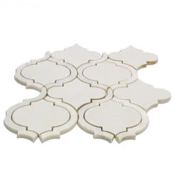 Divine Arabesque Glacier White 10 In. X 12 In. Glazed Ceramic Mosaic Tile (0.80 Sq. Ft. / Sheet) -Flooring Shop 356e35b2 f1a1 4aea 9893 b218a3e8b971.52f9ec0eab0ba2f4aca8730d77bbfbd1 1800x1800