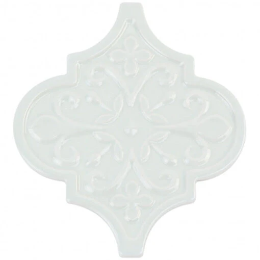 Bond Tile Roma Florid Blue 6.25 In. X 7.25 In. Ceramic Arabesque Wall Tile (30 Pieces 4.84 Sq. Ft. / Box) -Flooring Shop 371c87fa ebf5 4183 9cbb