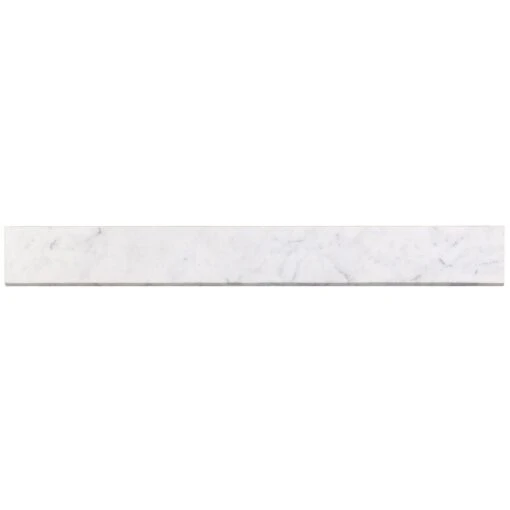 Bond Tile Elegant Bianco 3 In. X 24 In. Matte Porcelain Bullnose Tile -Flooring Shop 37d9434b c5c5 4946 99b5