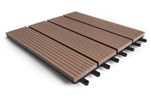 BuildDirect Brown 12" X 12" Interlocking Deck Tile (10sq. Ft. Per Box) -Flooring Shop 3ddd4223 b479 4c63 a9bb