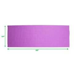 All Purpose Extra Thick Purple Fitness & Exercise 24 In. X 68 In. Yoga Mat With Carrying Strap -Flooring Shop 3e80e9dee89c6134a39290c345bc1f7d 1800x1800