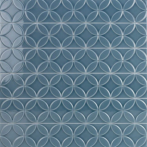 Bond Tile Sheffield Deco Blue 4 In. X 24 In. Polished Ceramic Wall Tile (8 Pieces 5.16 Sq. Ft. / Box) -Flooring Shop 3f65cfdc ea60 4aa6 8a8f