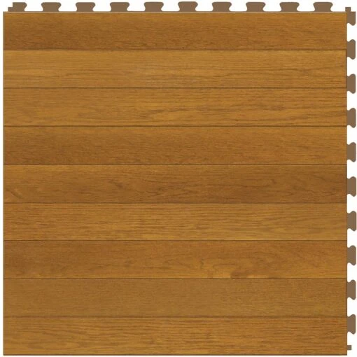 Perfection Floor Tile Mystic Plank Collection Gray Oak/Satin 20-in X 20-in Water Resistant Interlocking Luxury Flooring (16.7-sq Ft) -Flooring Shop