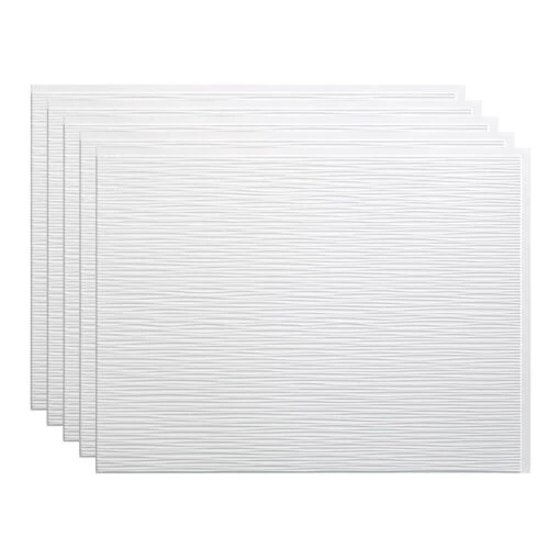 Fasade Ripple Matte White Backsplash Panel 15 Sq Ft Kit -Flooring Shop 49f9c7aa c3de 4b04 9948