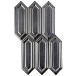 Divine Gunmetal Hexagon 9.5 In. X 15.5 In. Glazed Ceramic Mosaic Tile (1.02 Sq. Ft. / Sheet) -Flooring Shop 5208405b dca8 4531 a728 037c2545b14c.7069a93f5c6cf14c15369da1dbc24baf 1800x1800