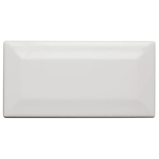 Daltile Restore 3 In. X 6 In. Ceramic Bevel Bright White Subway Tile (10 Sq. Ft. / Case) -Flooring Shop