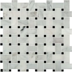 MSI Greecian White Basket Weave 12 In. X 12 In. X 10mm Honed Marble Mesh-Mounted Mosaic Tile (10 Sq. Ft. / Case) -Flooring Shop 583106ec8f39e975030276c4c2d0c951 1800x1800