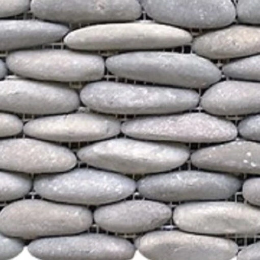 Rainforest Light Grey Stacked Stone Pebble Wall Tile 12" X 12" (5.0 Sq. Ft. / Case) -Flooring Shop 5853569c bb34 4394 acb9