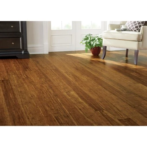 Home Decorators Collection Strand Woven Harvest 3/8 In. T X 4.92 In. W X 36.02 In. L Engineered Click Bamboo Flooring -Flooring Shop