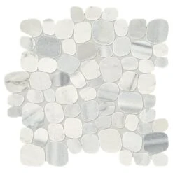 Daltile Stone Decor Shadow 12 In. X 12 In. X 10 Mm Marble Pebble Mosaic Floor And Wall Tile (0.95 Sq. Ft./ Piece) -Flooring Shop 60c5b958bfbcf98c03f36e9a2040346b 1800x1800