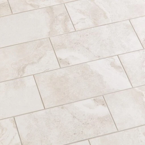 Daltile Canyon Gate Oyster White Matte 12 In. X 24 In. Glazed Porcelain Floor And Wall Tile (15.6 Sq. Ft./Case) -Flooring Shop