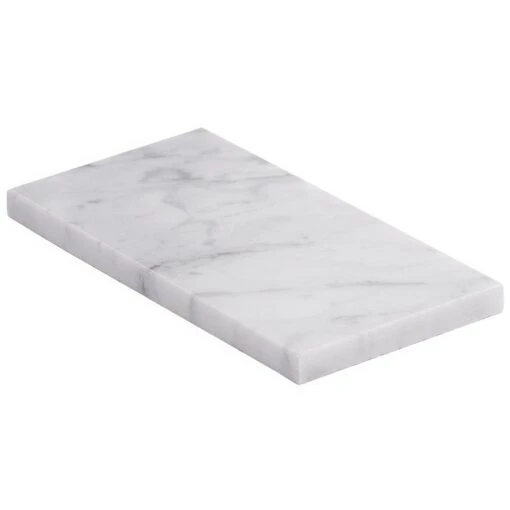 Ivy Hill Tile White Carrara 3 In. X 6 In. X 9mm Polished Marble Subway Tile (40 Pieces / 5 Sq. Ft. / Box) -Flooring Shop