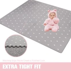 Baby Play Mat With Fence - Extra Large (4FT X 6FT), Non Toxic Foam Puzzle Floor Mat For Kids Toddler -Flooring Shop 6ef7866f aa01 4b0e bd4b e643901d7ad4 1.8054966a69ce39a32c663e4b3a964cfe 1800x1800