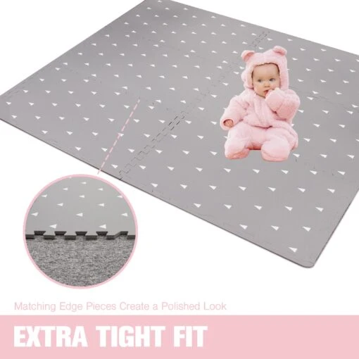 Baby Play Mat With Fence - Extra Large (4FT X 6FT), Non Toxic Foam Puzzle Floor Mat For Kids Toddler -Flooring Shop 6ef7866f aa01 4b0e bd4b