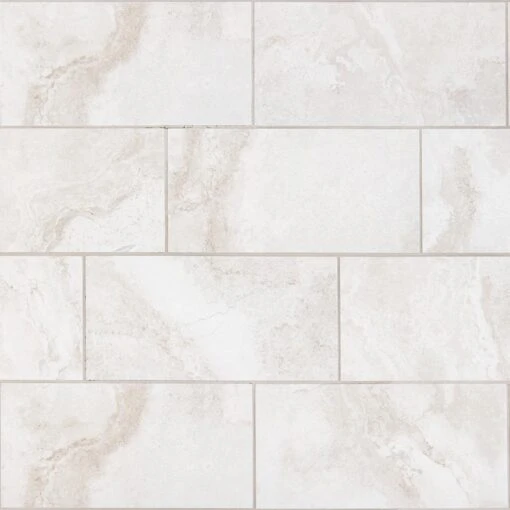 Daltile Canyon Gate Oyster White Matte 12 In. X 24 In. Glazed Porcelain Floor And Wall Tile (15.6 Sq. Ft./Case) -Flooring Shop