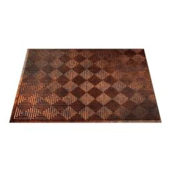 Fasade Easy Installation Miniquattro Moonstone Copper Backsplash Panel For Kitchen And Bathrooms (6" X 6" Sample) -Flooring Shop 70d589c2 1a47 489c 8fee f22b404dd579 1.8c61702e6d57a34f95bb6a9cc2451315 1800x1800