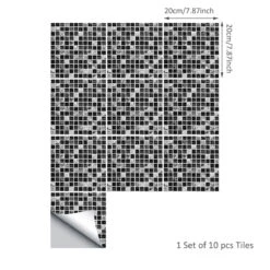 UKAP 10Pcs Mosaic Pattern Waterproof Wall Tile Stickers Peel And Stick Tile Kitchen Backsplash Wallpaper Sticker 15x15cm/20x20cm -Flooring Shop 75771b68 3c58 4845 8cc1 7899fe76d924 1.496bf68e05e325aae7e2b56f9ac041e2 1800x1800