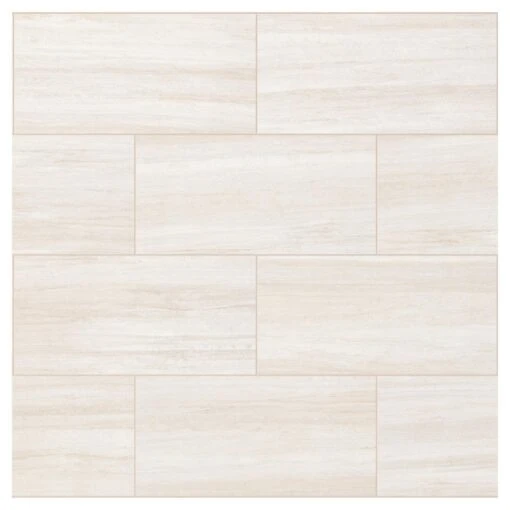 Daltile QuicTile 12 In. X 24 In. Calacatta Marble Polished Porcelain Locking Floor Tile (9.6 Sq. Ft. / Case) -Flooring Shop